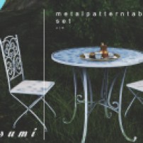 OYASUMI – METAL PATTERN TABLE SET